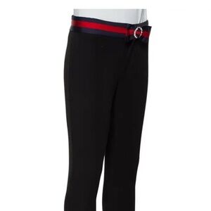 Gucci dress pants with CRYSTAL belted bow
